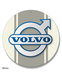 Volvo Emblem Round Aluminum Sign
