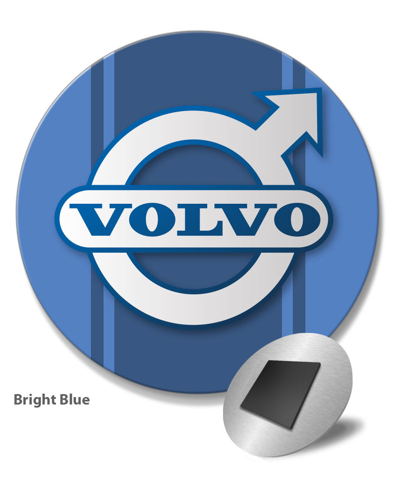 Volvo Emblem Round Fridge Magnet