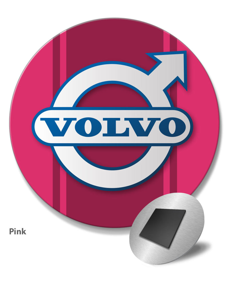 Volvo Emblem Round Fridge Magnet