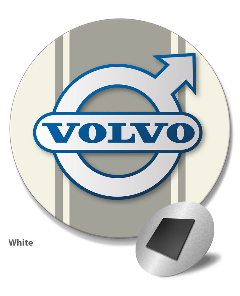 Volvo Emblem Round Fridge Magnet