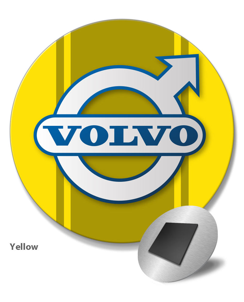 Volvo Emblem Round Fridge Magnet