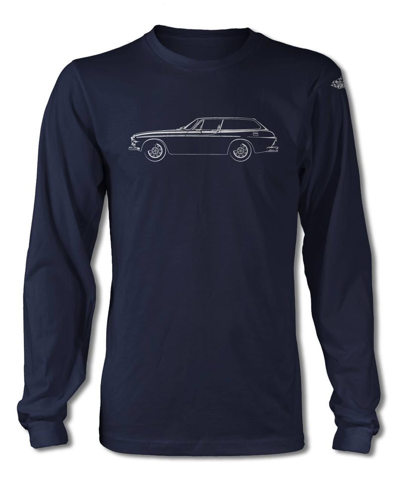 Volvo 1800ES Station Wagon T-Shirt - Long Sleeves - Side View