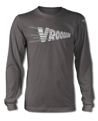 VROOOAAW Speeding Design T-Shirt - Long Sleeves