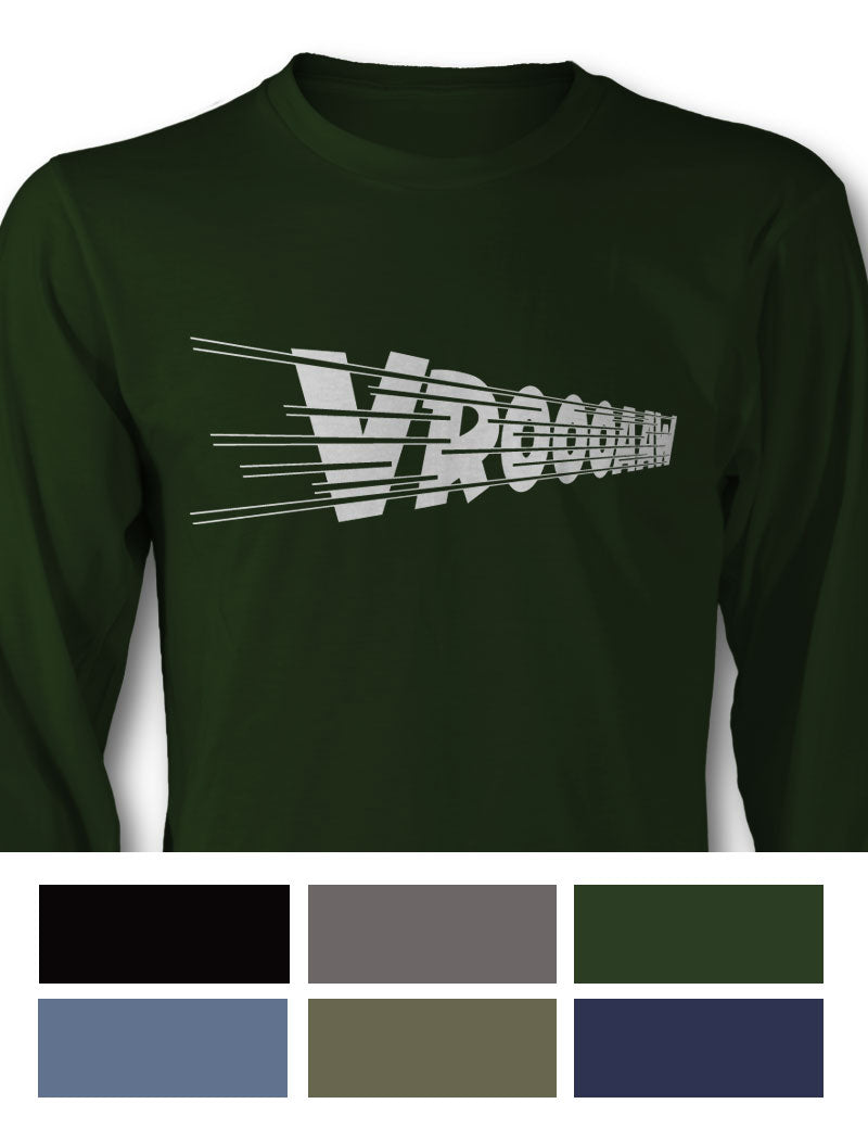 VROOOAAW Speeding Design Long Sleeve T-Shirt