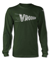 VROOOAAW Speeding Design T-Shirt - Long Sleeves