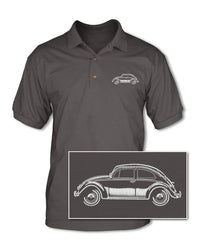 Volkswagen Beetle Classic - Adult Pique Polo Shirt - Side View