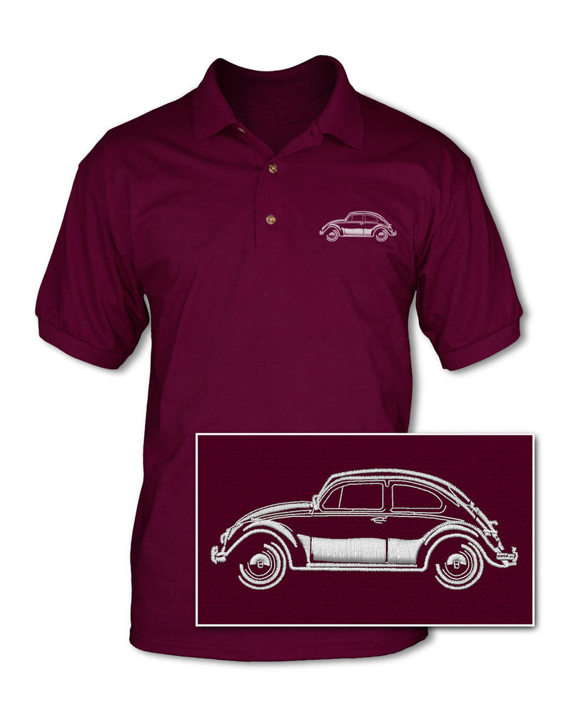 Volkswagen Beetle Classic - Adult Pique Polo Shirt - Side View