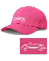 Volkswagen Beetle Convertible - Baseball Cap for Men & Women - Side View