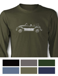 Volkswagen Beetle Convertible Long Sleeve T-Shirt - Side View