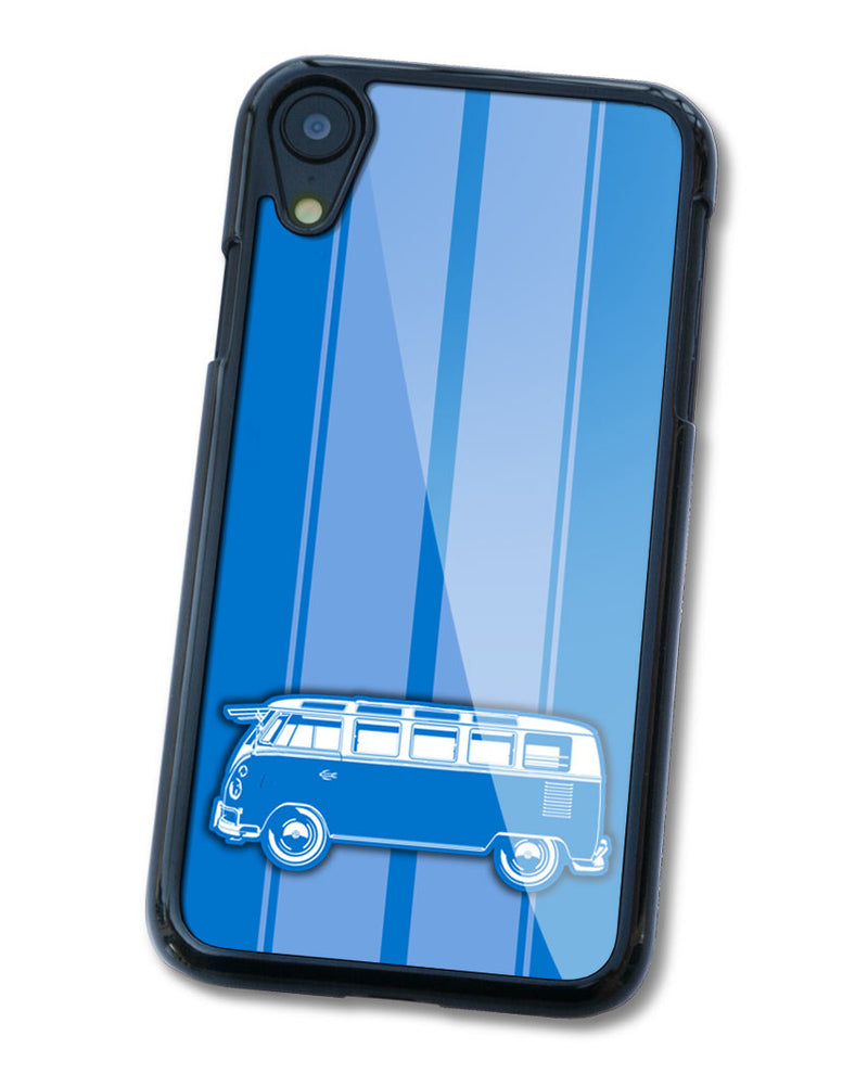 Volkswagen Kombi Bus Samba 21 windows Smartphone Case - Racing Stripes