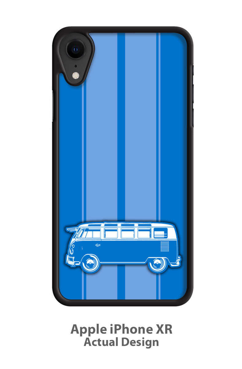 Volkswagen Kombi Samba 21 windows Smartphone Case - Racing Stripes