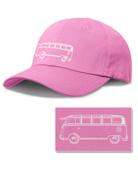 Volkswagen Kombi Bus Samba 21 windows - Baseball Cap for Men & Women - Side View