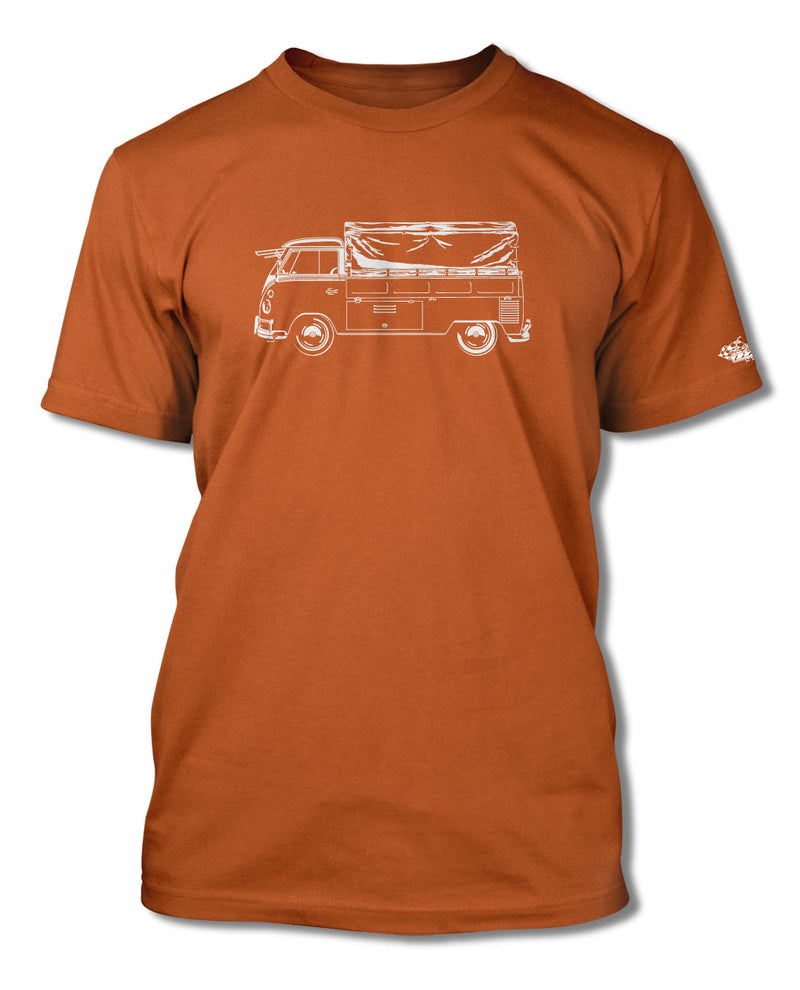 Volkswagen Kombi Utility Pickup Covered Bed T-Shirt - Men - Side View