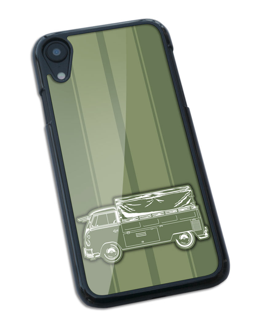 Volkswagen Kombi Utility Pickup Covered Bed Smartphone Case - Racing Stripes