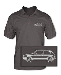 Volkswagen Golf Rabbit GTI - Adult Pique Polo Shirt - Side View