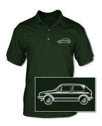 Volkswagen Golf Rabbit GTI - Adult Pique Polo Shirt - Side View