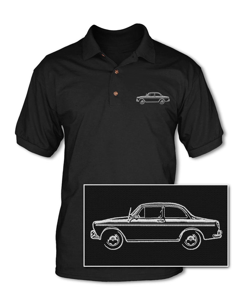 Volkswagen Type 3 1500 Notchback - Adult Pique Polo Shirt - Side View