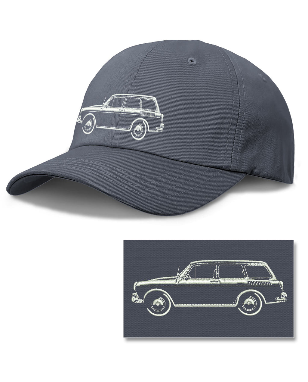 Volkswagen Type 3 Variant Squareback - Baseball Cap for Men & Women - Side View