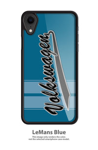 Vintage Volkswagen Emblem Smartphone Case - Racing Stripes