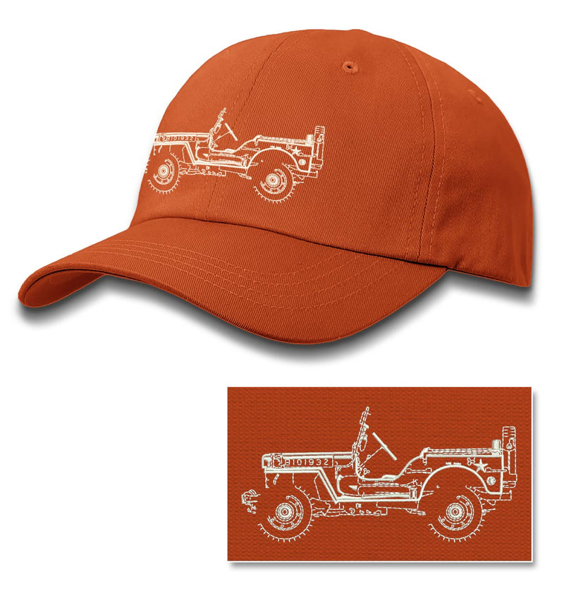 Jeep Willys WWII 1941 - 1945 Baseball Cap for Men & Women