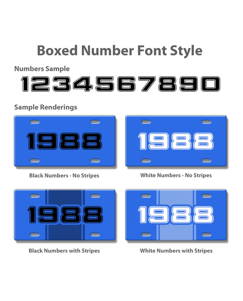 1965 Customizable - License Plate