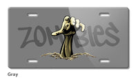 Zombies are Out Novelty License Plate